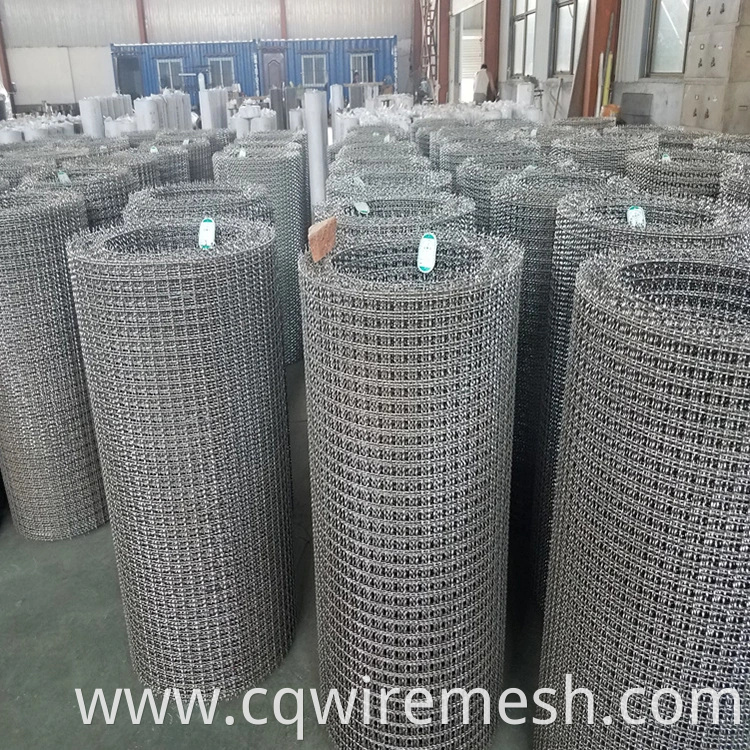 Galvanized Square Woven Wire Mesh / Stainless Steel Crimped Wire Mesh